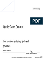 Quality Gates Concept