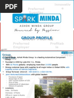 Spark Minda Group Profile June