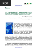 Identidade Cultural Na Pos Modernidade