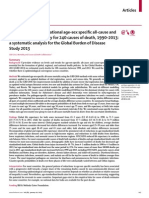 Causes of Death Analysis 1990-2013 by HSE