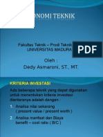 Kriteria Investasi