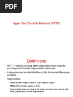 Hyper Text Transfer Protocol (HTTP)