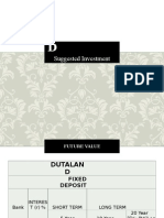 Dutalan D: Suggested Investment