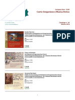 Catalogo Illustrato CD - Gregoriano & Mus. Antica - n.24