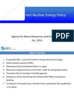 Japan's Current Nuclear Energy Policy