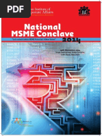 National MSME Conclave: "Let's Unlock India's MSME Potential: A New Vision"