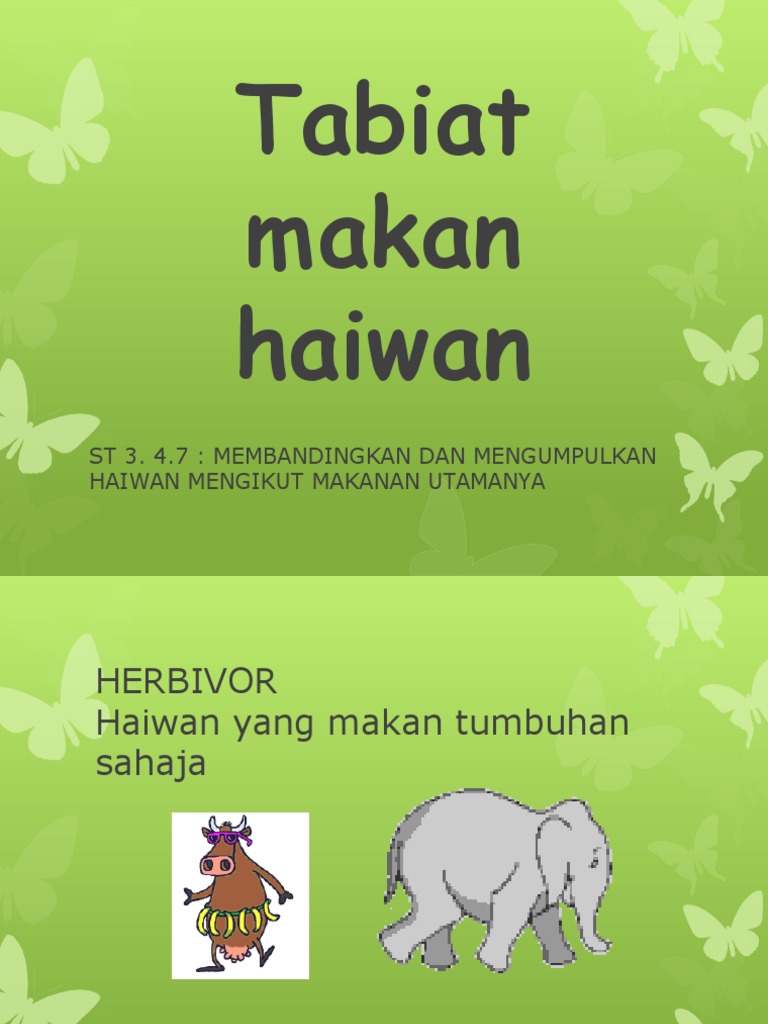 Asmgt Sains Tabiat Makan Haiwan Pdf