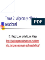 Algebra Calculo Relacional
