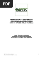Apostila Pratica de Cosmetologia EPTEC PDF