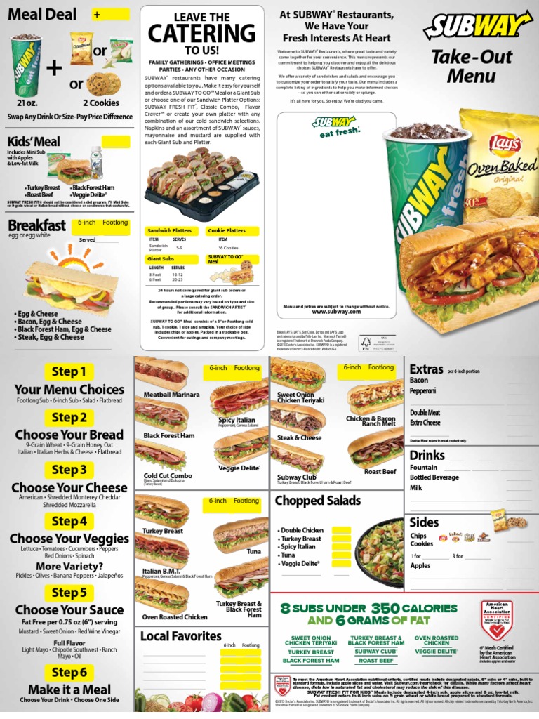 Catering: Take-Out Menu | PDF