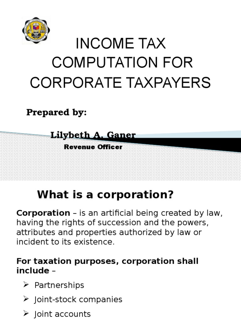 Income Tax Part II | Income Tax | Gross Income