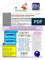 October RDA Newsletter 2015