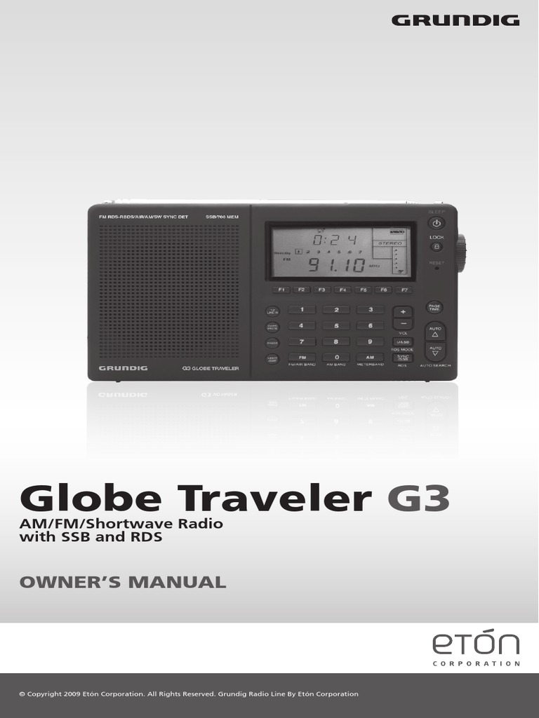 Grundig G3 | Am Broadcasting | Hertz | Free 30-day Trial | Scribd