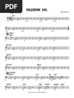 Fullerton Ave.: STR Aight 8ths STR Aight 8ths