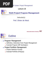 Multi-Project Program Management