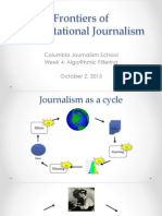Algorithmic Filtering. Computational journalism week 4