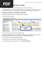 How To Share An SQVI Query in SAP