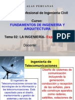 02. La Ingenieria - Especialidades