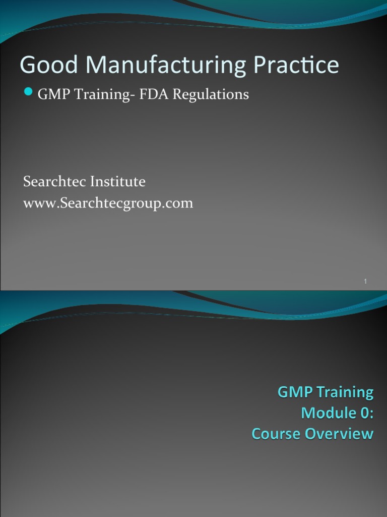 FDA GMP Training for Medical Devices | PDF | Business | Verification ...
