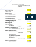 Dimensionamiento Tanque Margarita