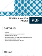 Teknik Analisa Pasar