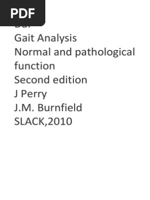 J. Perry - Gait Analysis | PDF | Self-Improvement | Science