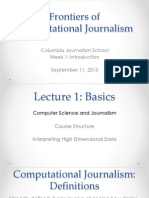 Introduction. Computational journalism week 1