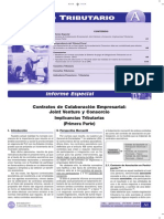 Informe Especial: Contratos de Colaboración Empresarial: Joint Venture y Consorcio