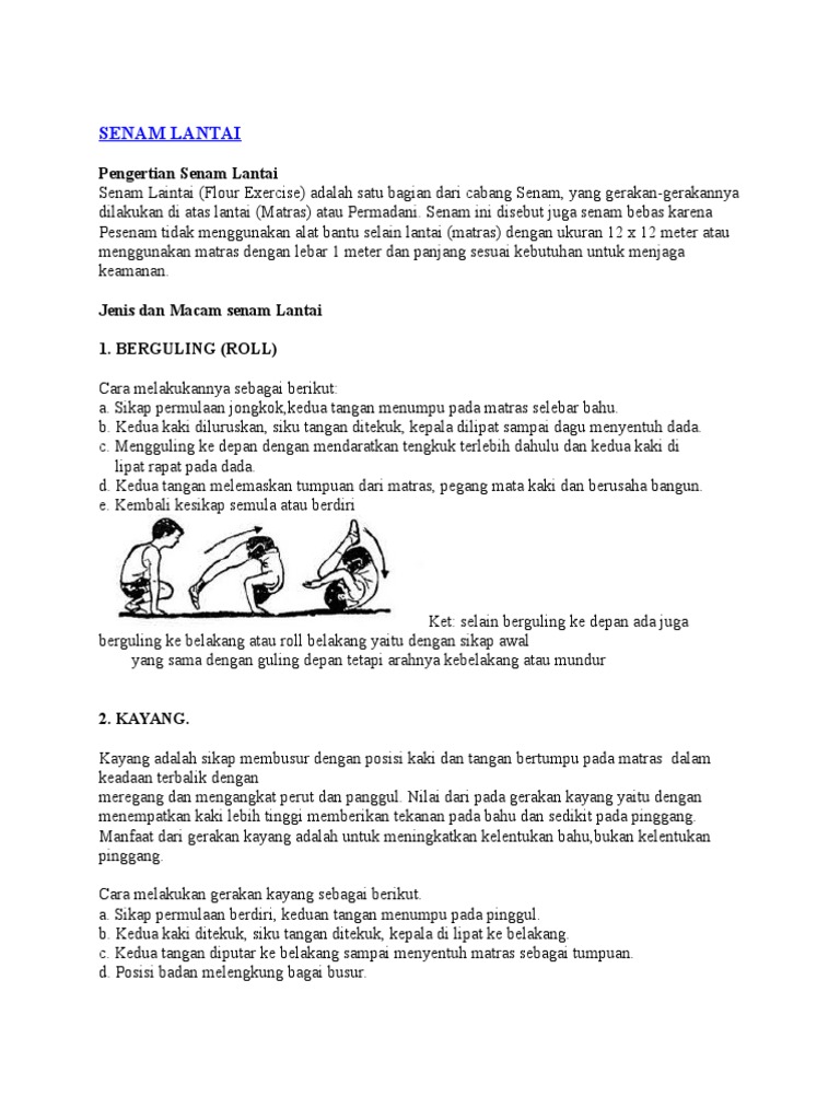 Senam Lantai