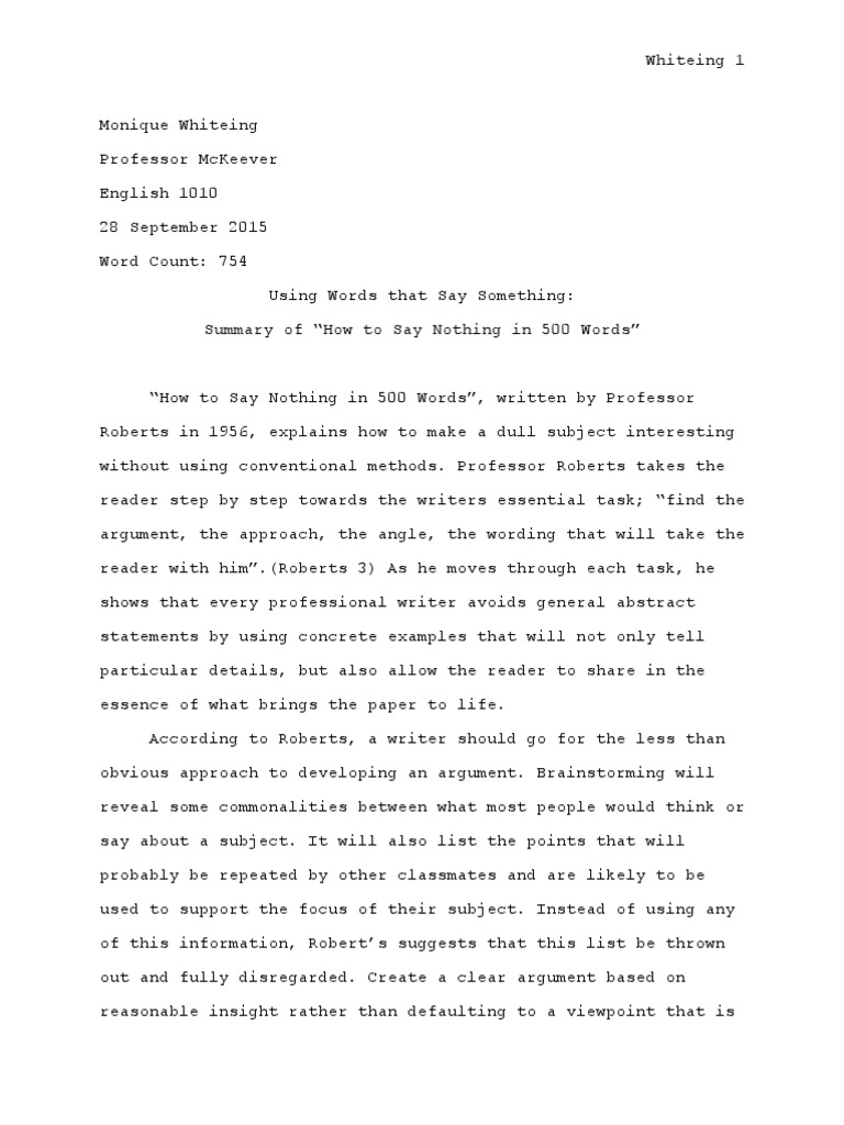 On doing nothing summary in hindi picture