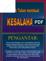 Apakah Tuhan Membuat Kesalahan