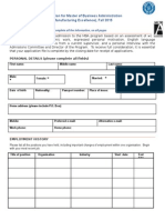 Application For Mba Manufacturing