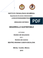 Desarrollo Sustentable: Instituto Tecnológico de Mérida