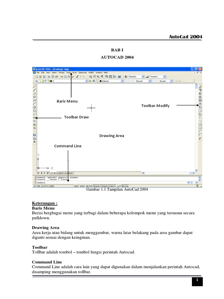 Panduan Lengkap AutoCAD 2004 | PDF | Teknologi & Rekayasa