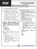 100 Questões de Portugues - CESGRANRIO - Concordância Verbal