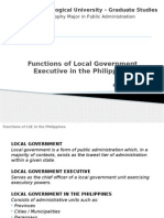 Functions of LGE in The Philippines