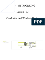 HND - Networking Lesson - 03 Conducted and Wireless Media