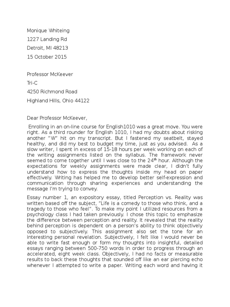 Reflection Letter Pdf Essays Educational Technology