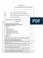 DAFTAR TILIK Partograf