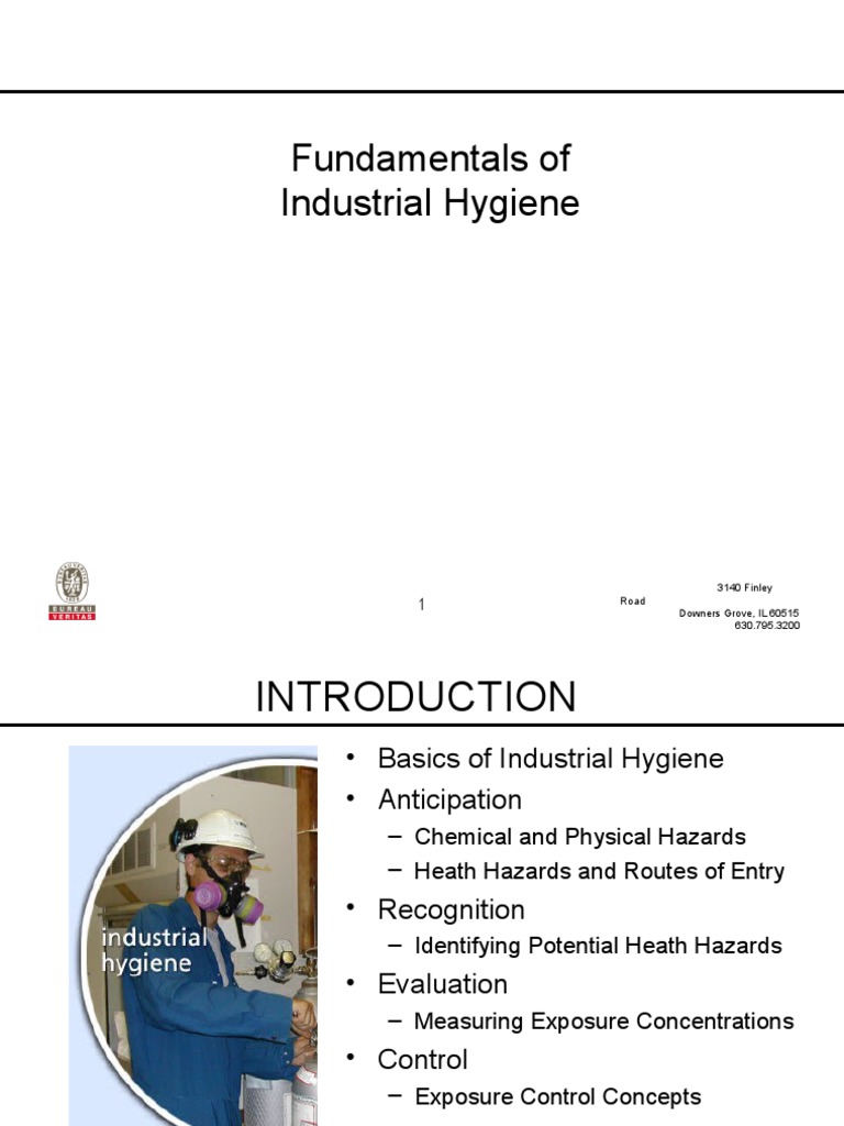 Industrial Hygiene PDF Occupational Hygiene Evaporation