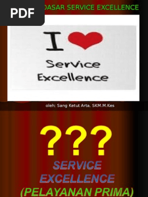 Konsep Dasar Service Excellence Ppt
