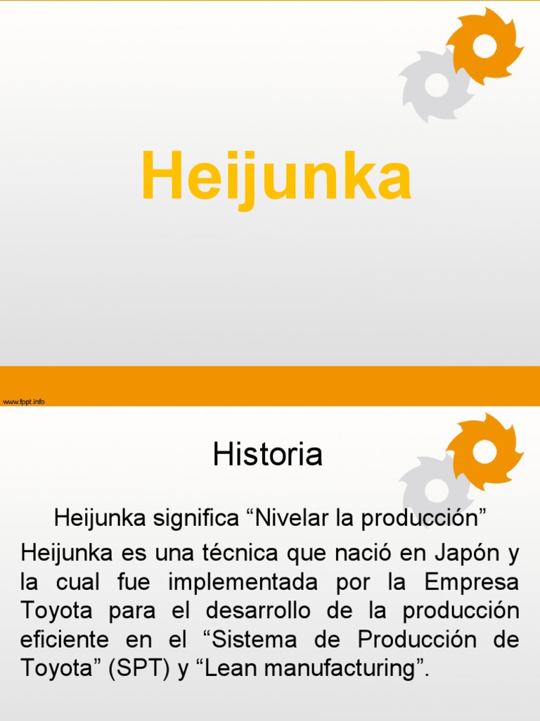 Heijunka: Nivelación de Producción Toyota | PDF | Lean Manufacturing ...