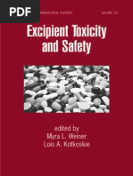 Download Excipient Toxicity and Safety by VigNa Dalzelliana SN285495924 doc pdf
