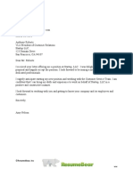 Download Acceptance Letter Template by ResumeBear SN28549864 doc pdf