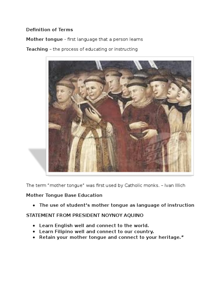 MOTHER TONGUE DEFINITION AND MEANING intelligence overview