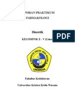 Laporan Praktikum Farmakologi - E5 - Diuretik