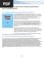 Download c Programming Multiple Choice Questions With Answers by youbest2 SN285517528 doc pdf