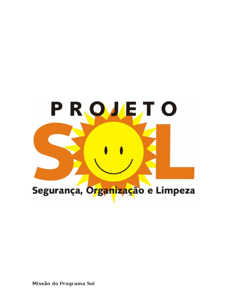 Projeto Sol | PDF | Planejamento | Sol