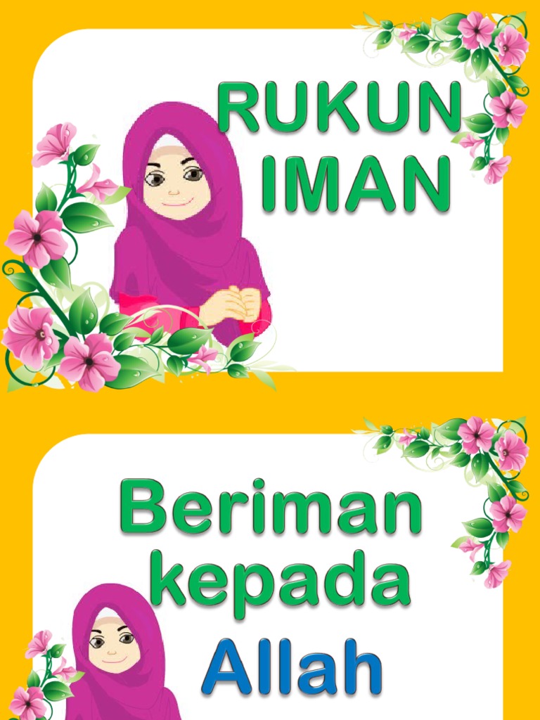 rukun iman in english