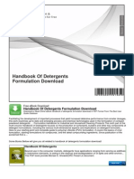 Download Handbook of Detergents Formulation Download by eduardpal SN285530998 doc pdf